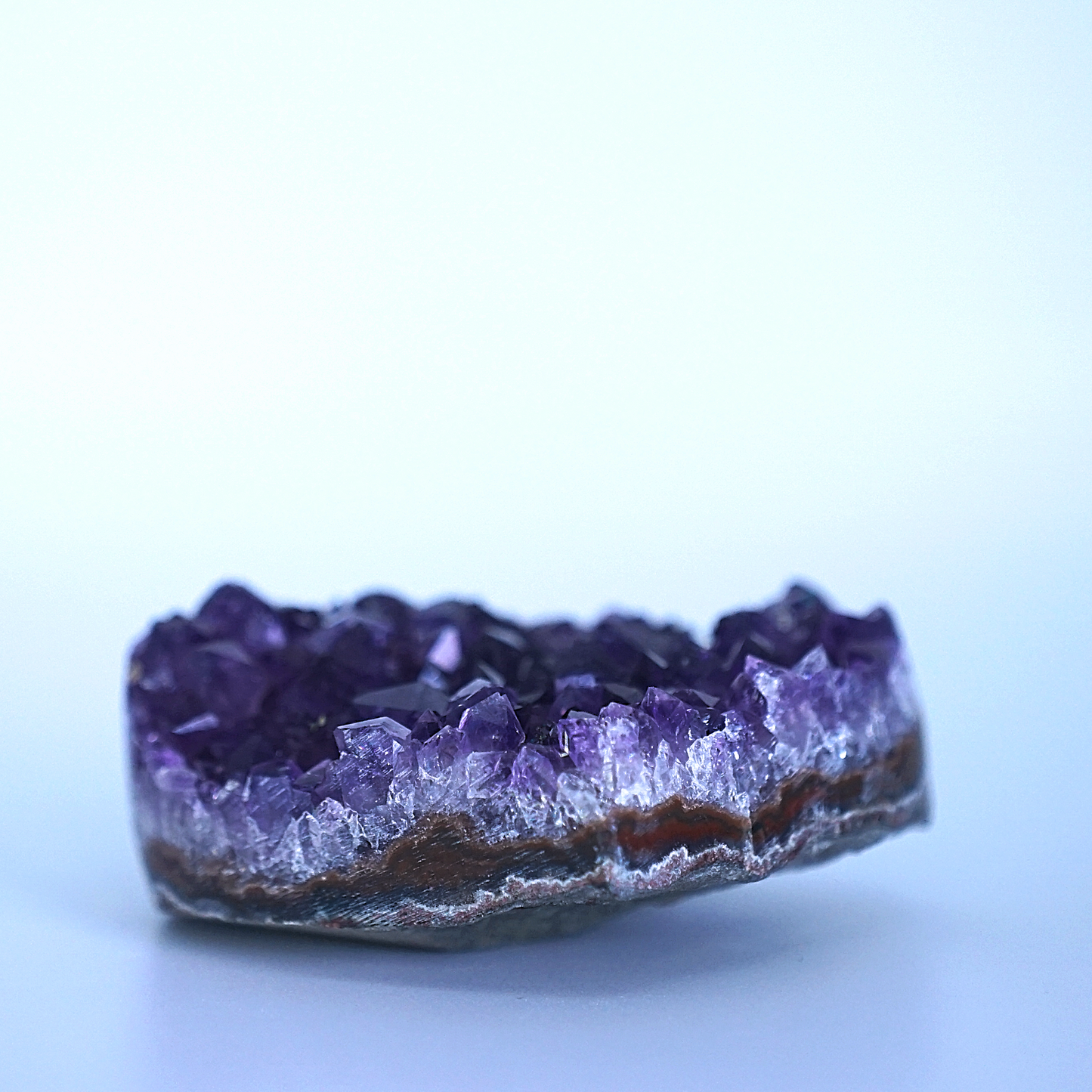 Amethyst Cluster Heart