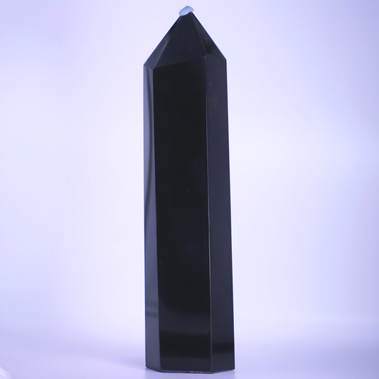 Obsidian Crystal Point