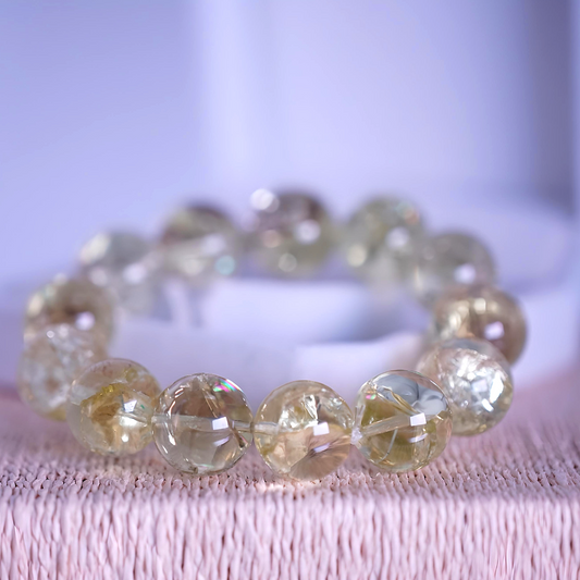 Satyaloka Yellow Azeztulite Bracelet