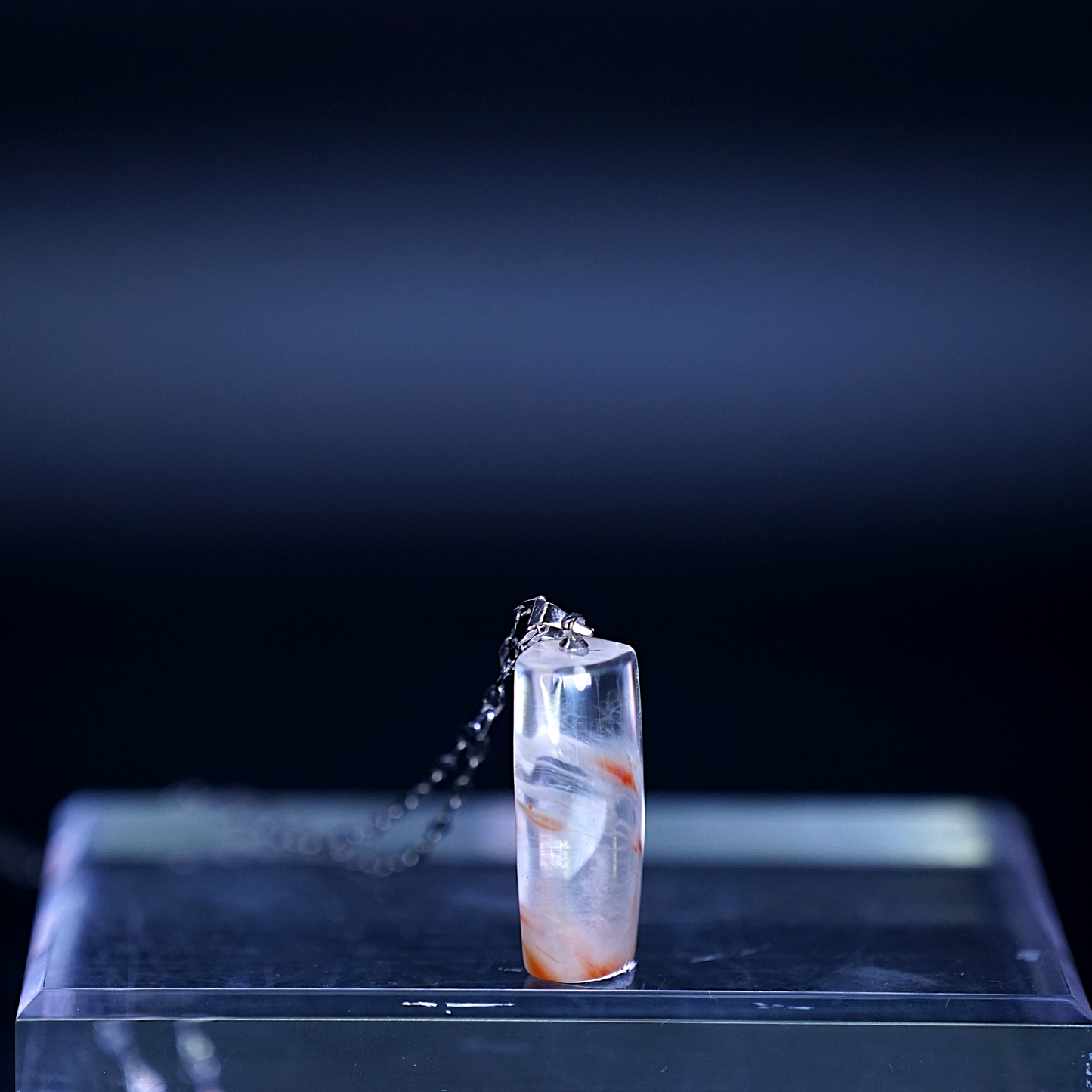 Rutilated Quartz Pendant (Rabbit Hair)