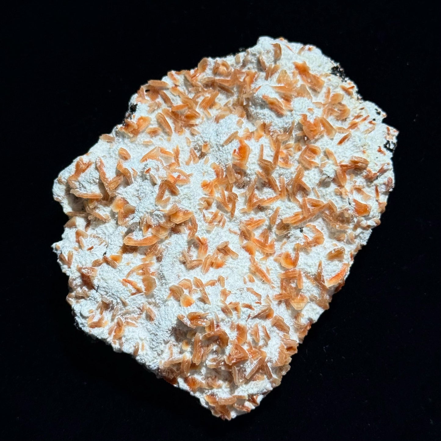 印度橙色片沸石｜天然礦石原礦標本｜Indian Orange Heulandite Specimen｜溫暖療癒・淨化能量・提升創造力