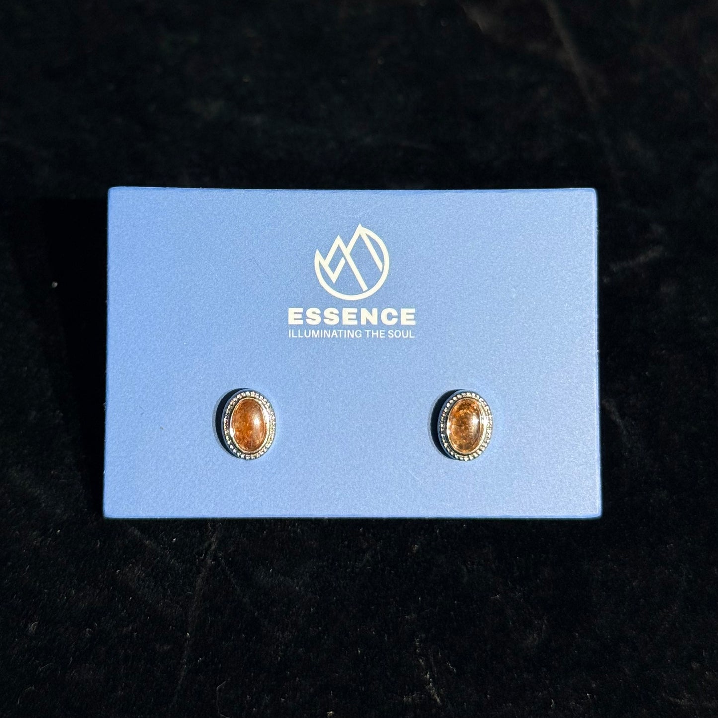 Golden Sun Bounded Earrings - Sterling Silver Hypoallergenic Ear Studs