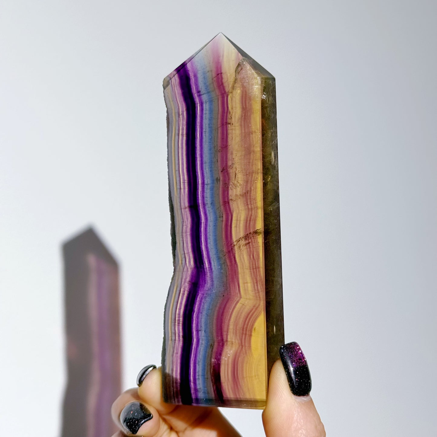 [ 丙午馬年 - 九宮飛星水晶佈局 - 文昌位必備 ] 千層螢石柱 - A款