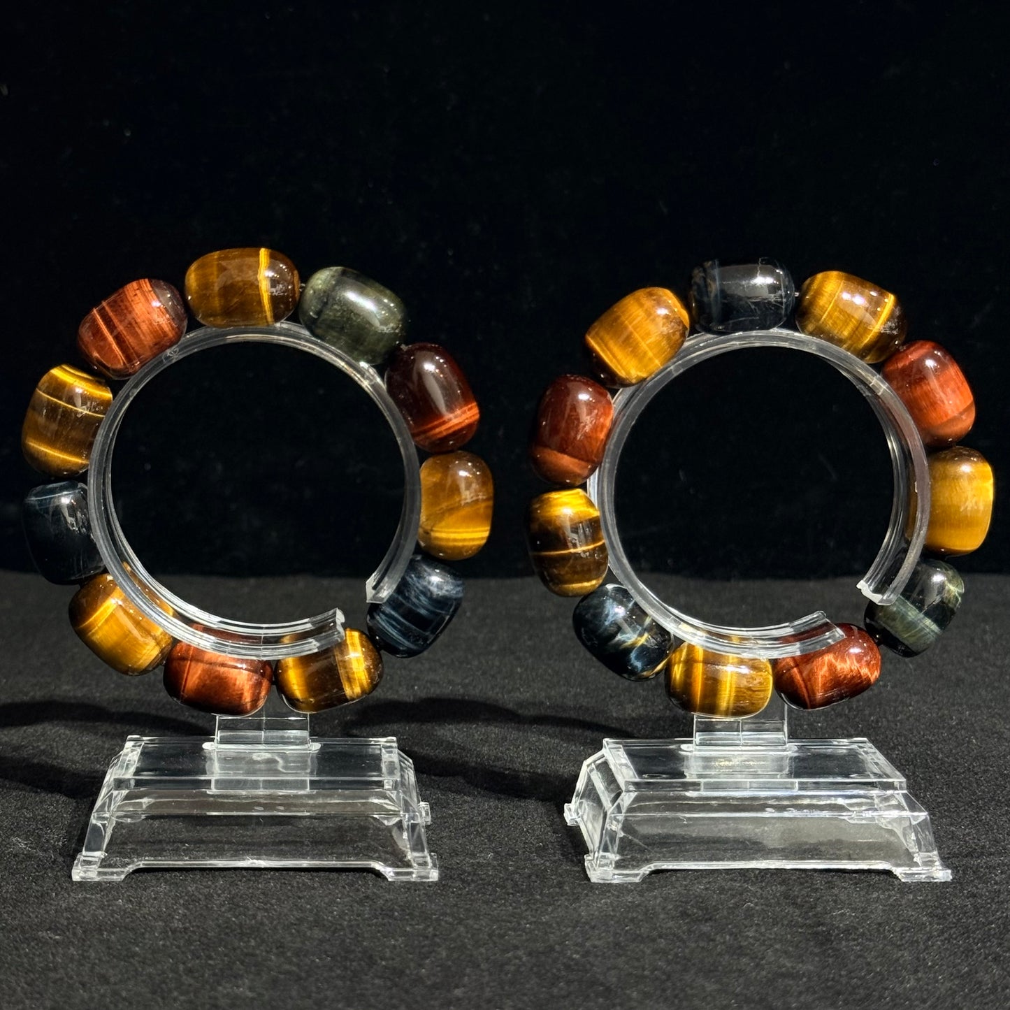 [ 男士水晶手串 ] 彩虎眼桶珠手串