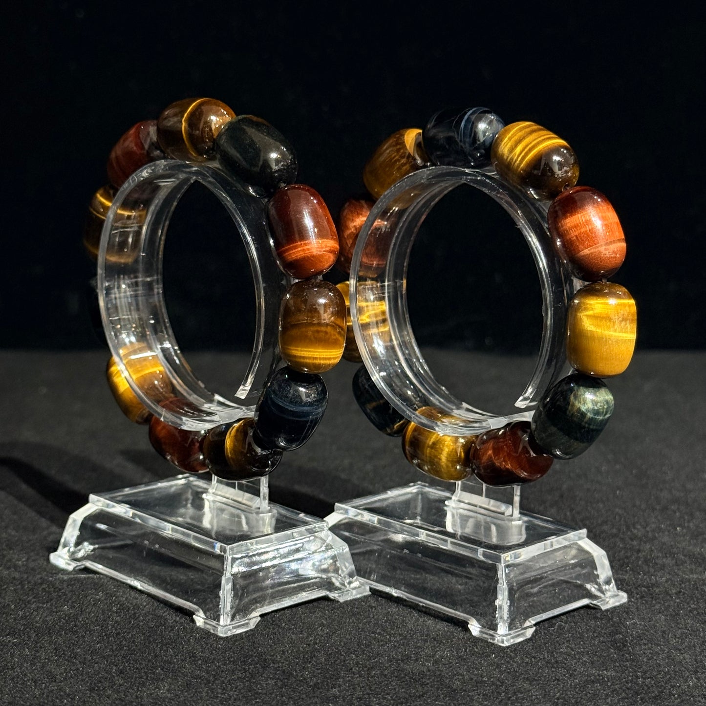 [ 男士水晶手串 ] 彩虎眼桶珠手串