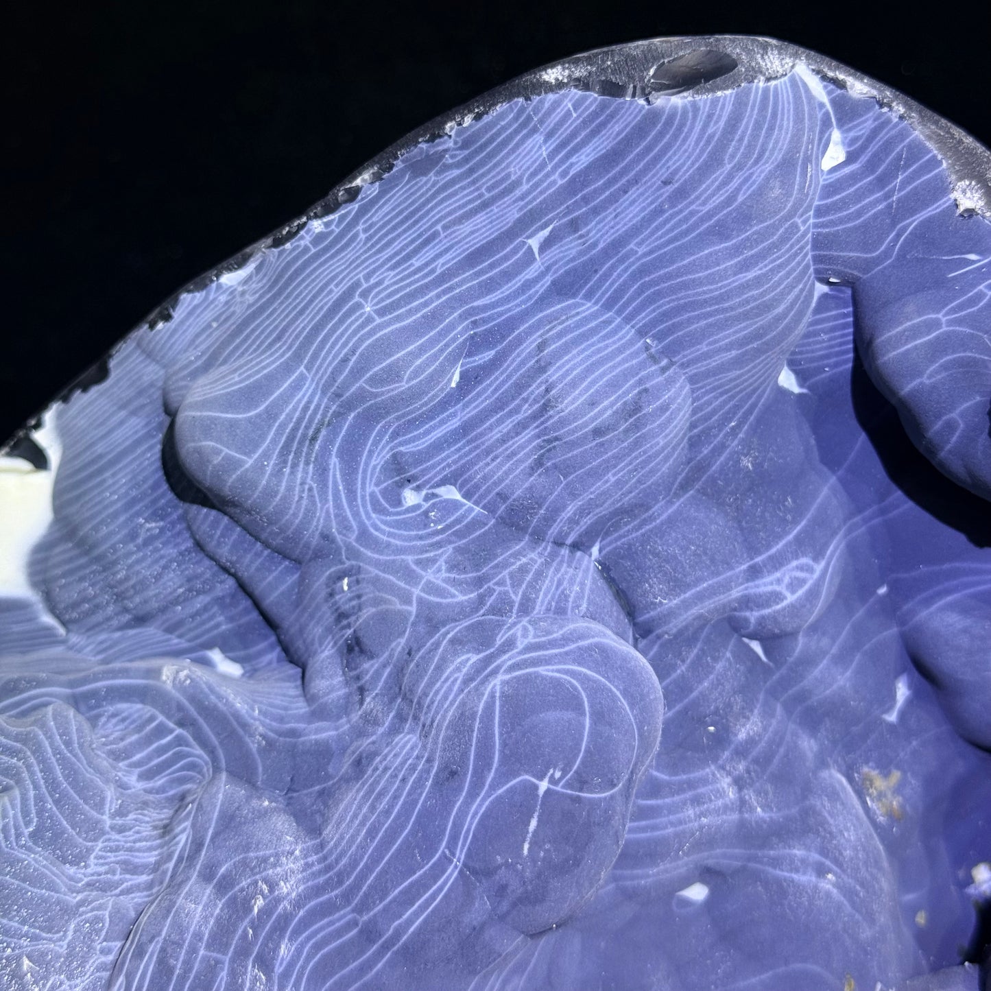 稀有帶線火山瑪瑙擺件