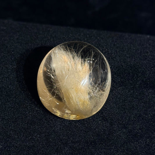 Rutilated Quartz Pendant (Rabbit Hair)