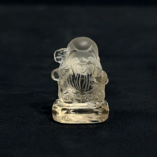 茶水晶壽星公擺件