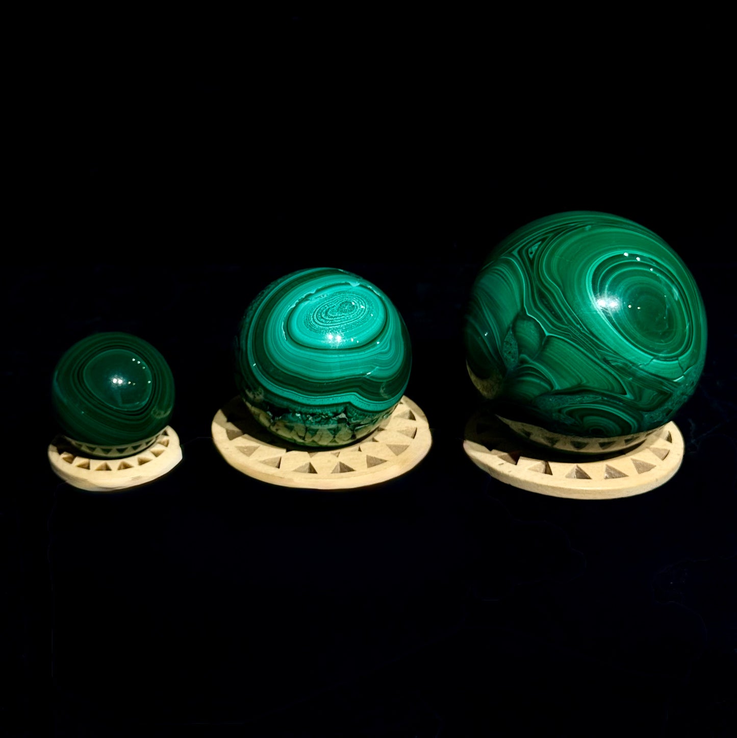 孔雀石球 - A 款