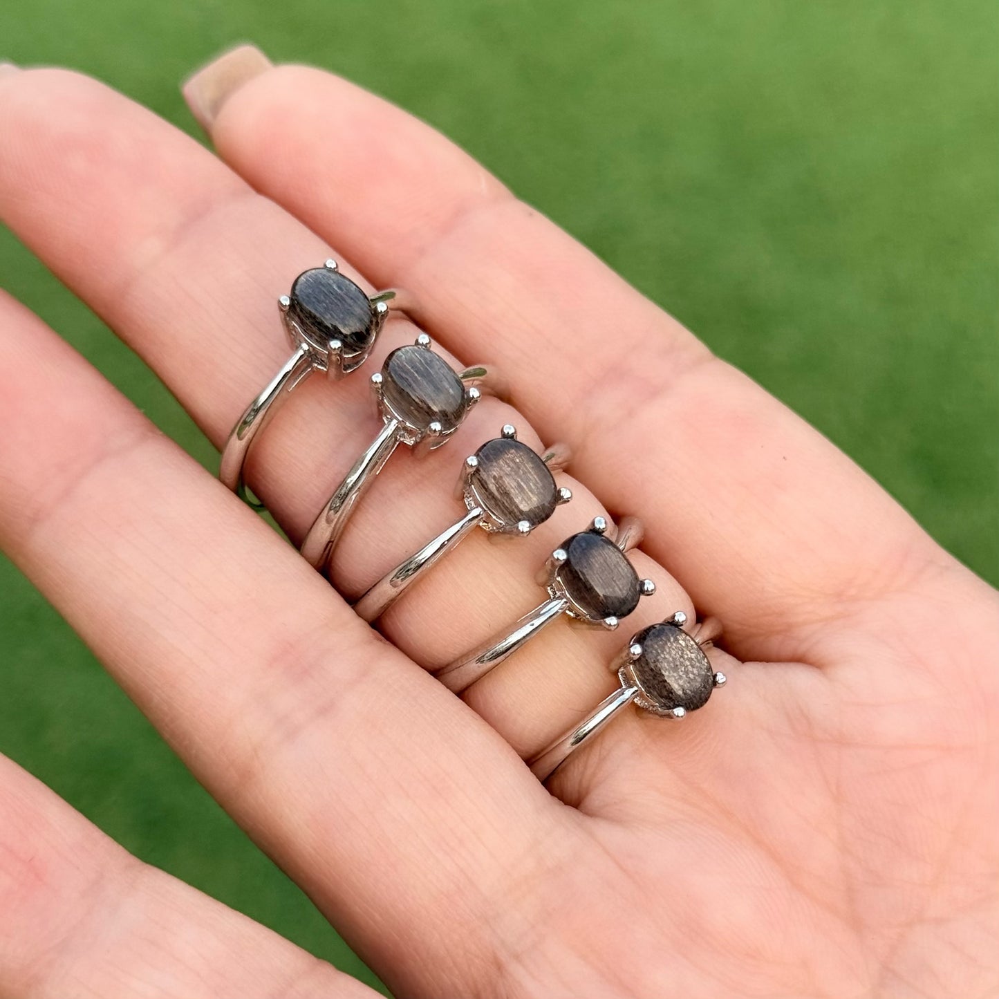 黑金骨幹四爪戒指