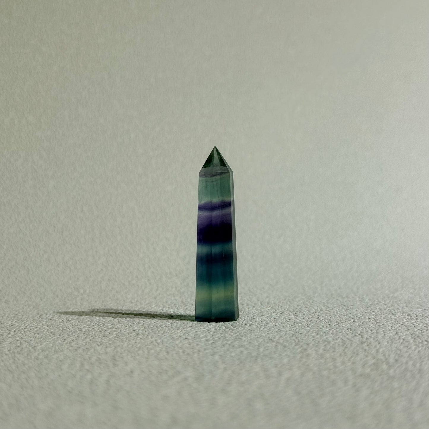 螢石 4cm 小柱 - 冷色系