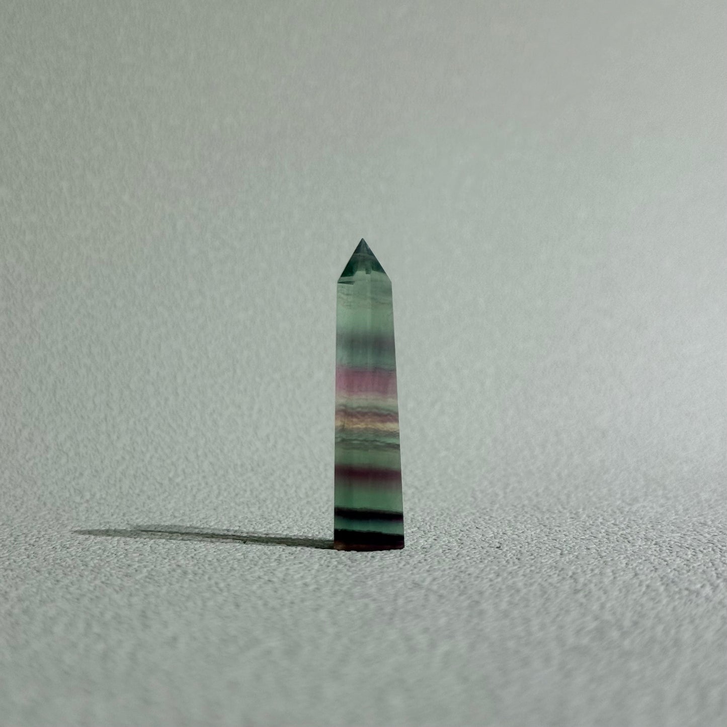 螢石 4cm 小柱 - 冷色系