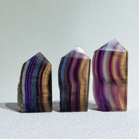 螢石平板柱 - 暖色系