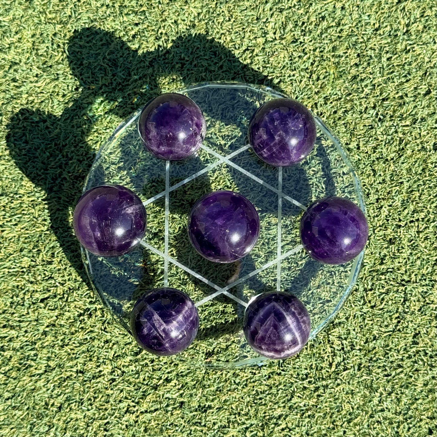 水晶球七星陣 （連玻璃底盤）