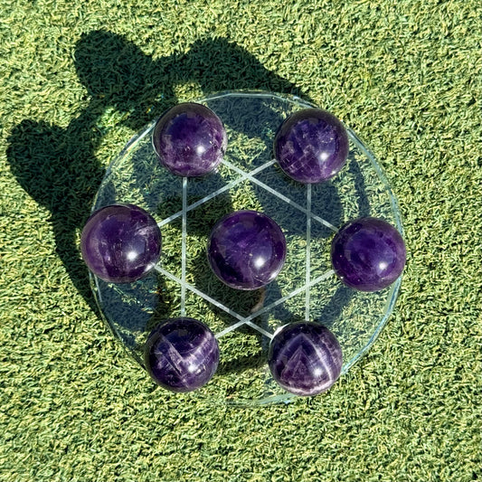 水晶球七星陣 （連玻璃底盤）