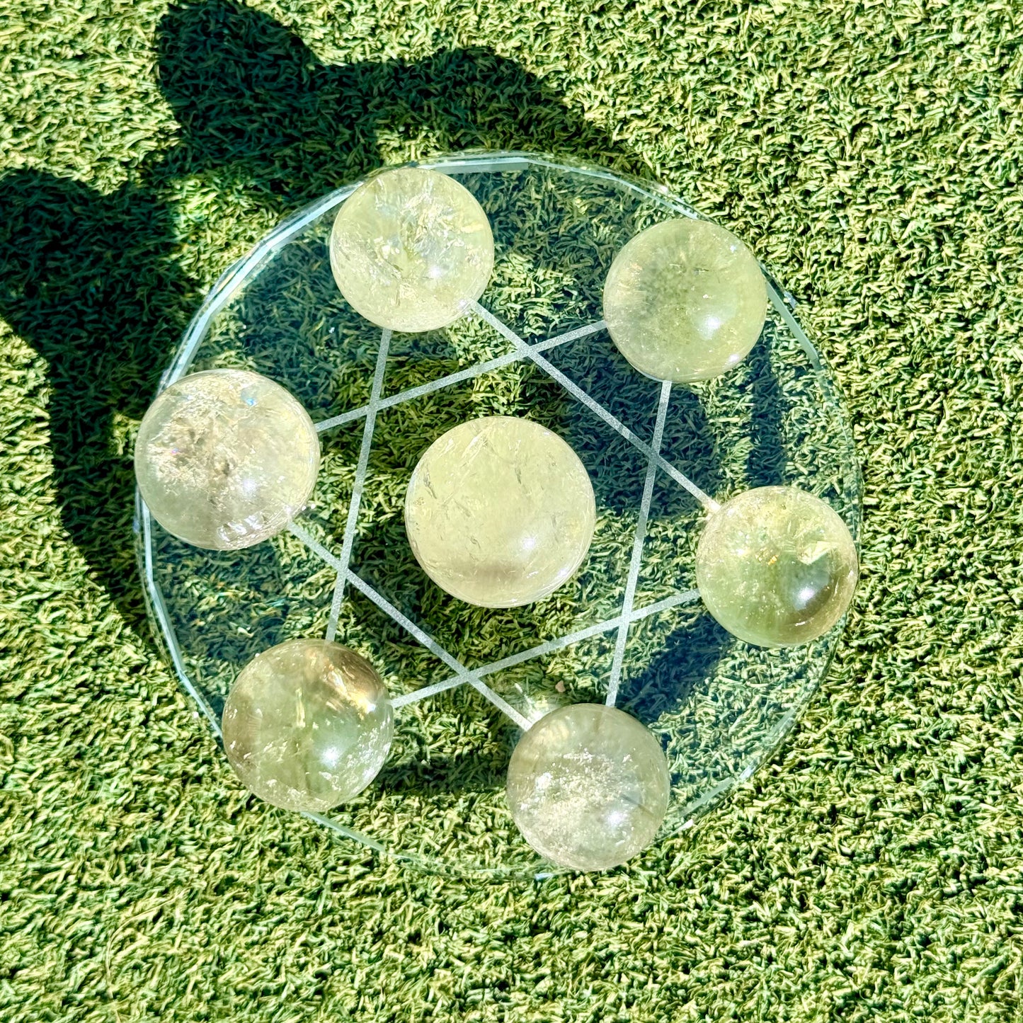 水晶球七星陣 （連玻璃底盤）