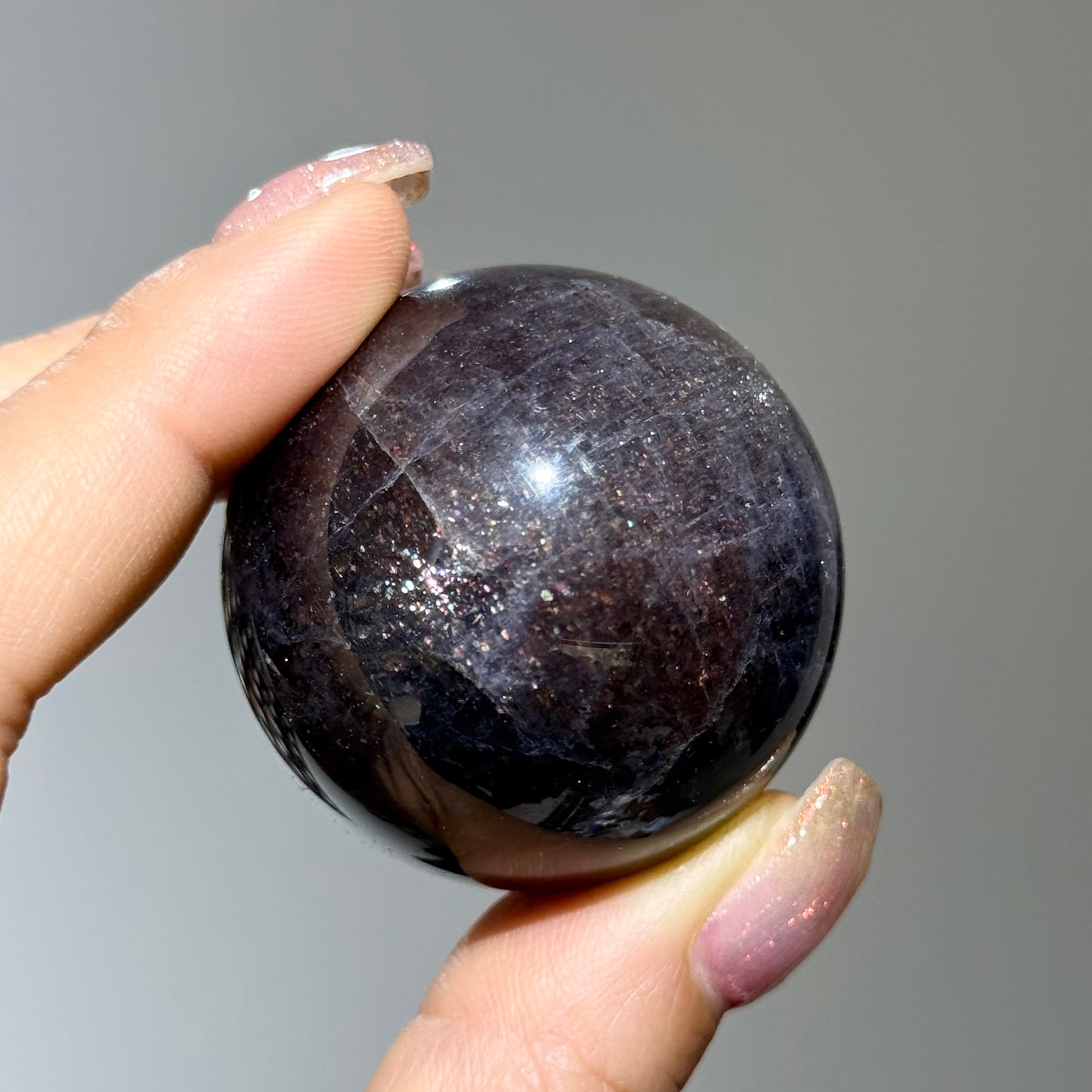 堇青石球｜天然水晶球｜ Iolite Sphere｜專注提升・自律強化・情緒穩定