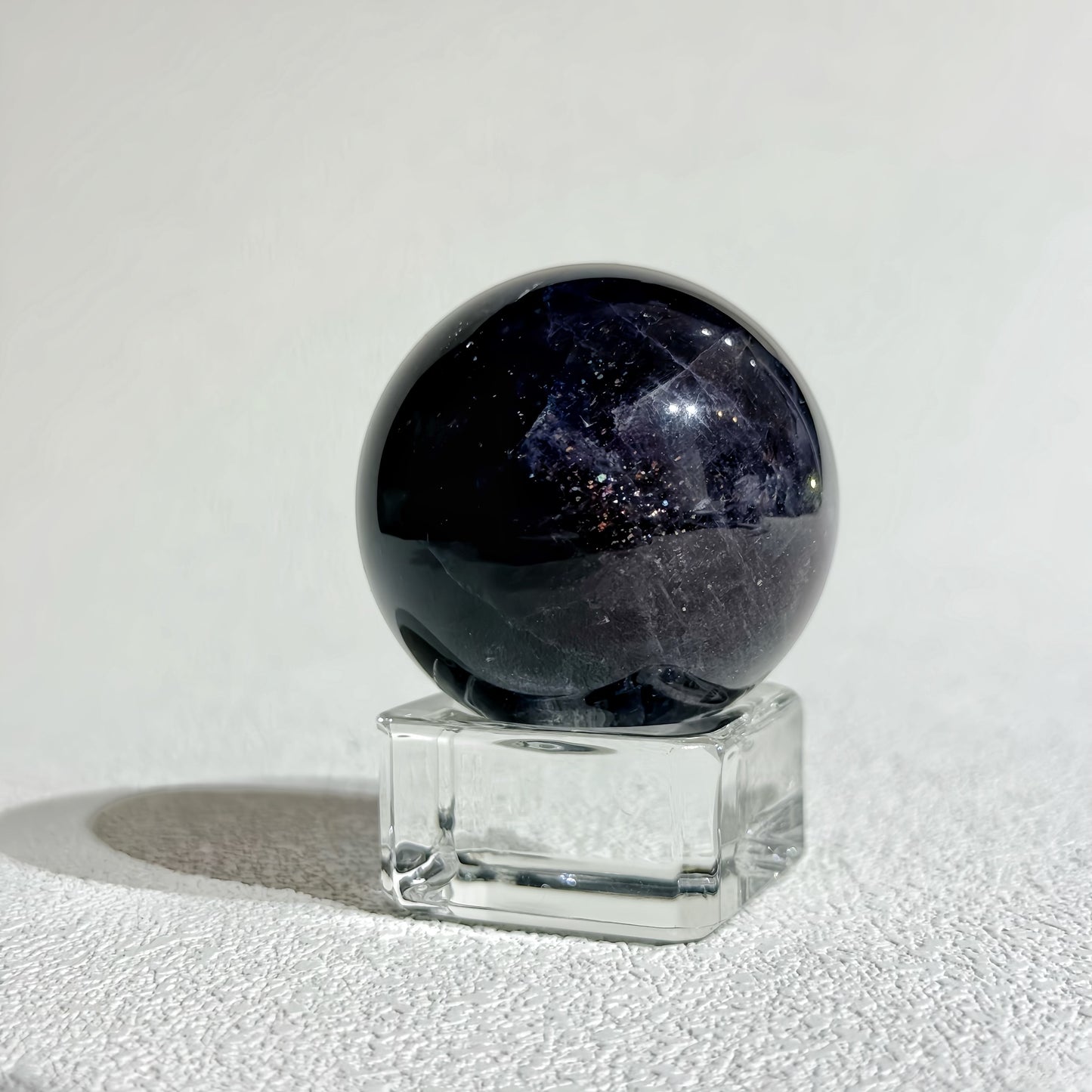 堇青石球｜天然水晶球｜ Iolite Sphere｜專注提升・自律強化・情緒穩定