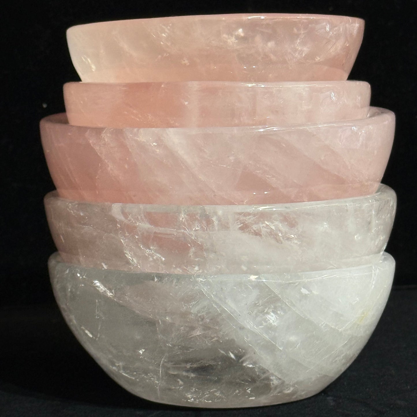 粉水晶碗