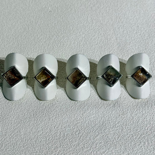 幽靈戒指｜天然水晶戒指｜Phantom Quartz Ring｜聚財引貴人・穩定氣場・增強決斷力