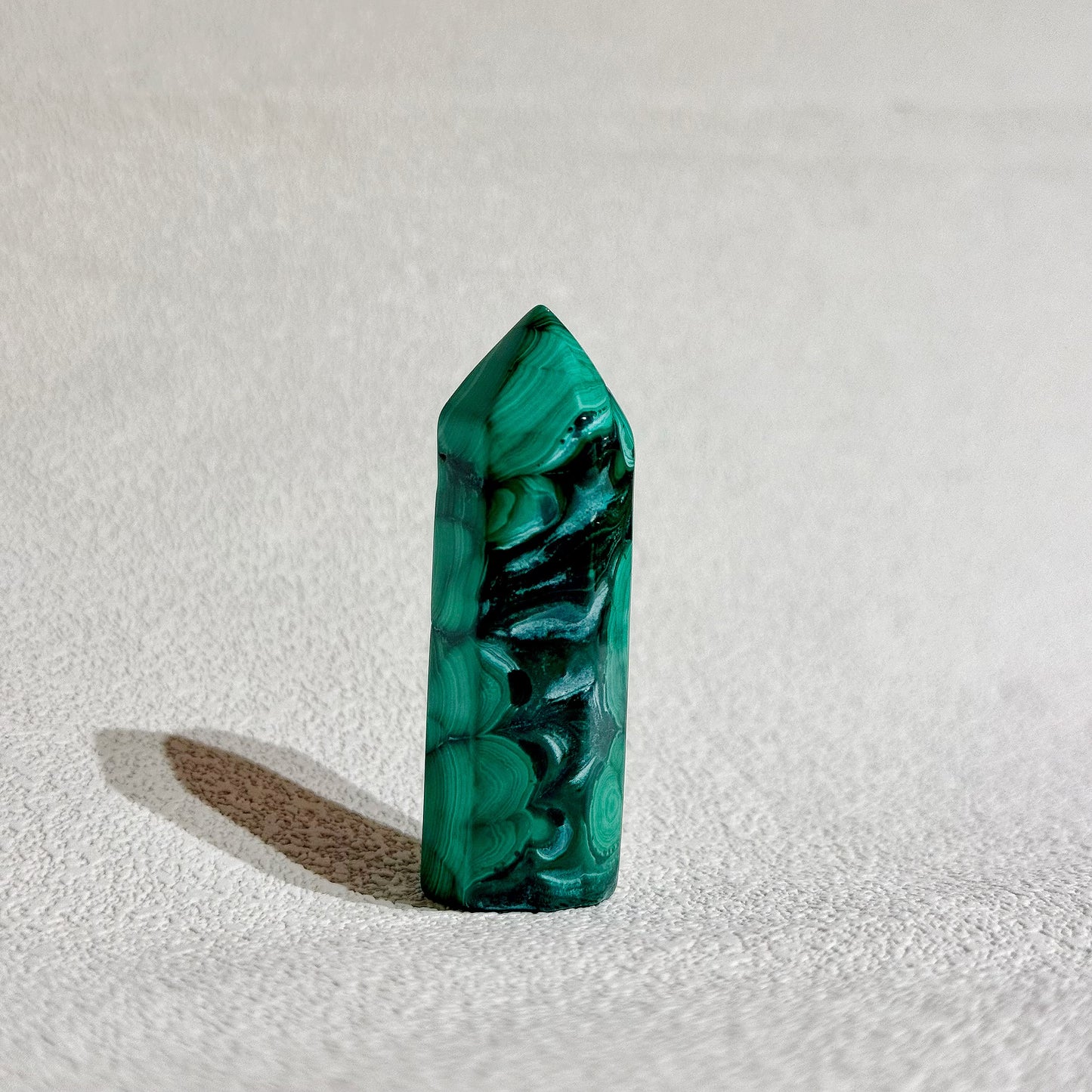 孔雀石小柱｜天然孔雀石柱｜Malachite Small Column｜轉化負能量・穩定情緒・提升洞察力