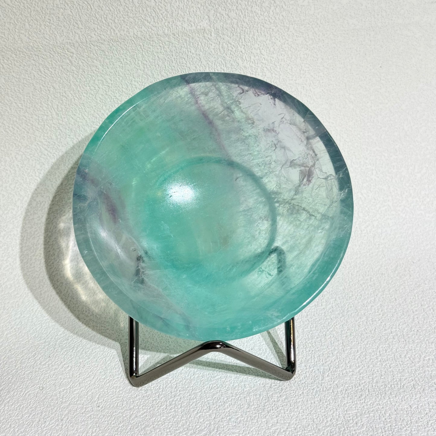 螢石碗-A款｜天然水晶消磁碗｜Fluorite Bowl｜淨化水晶・清理負能量・提升專注與清晰思緒