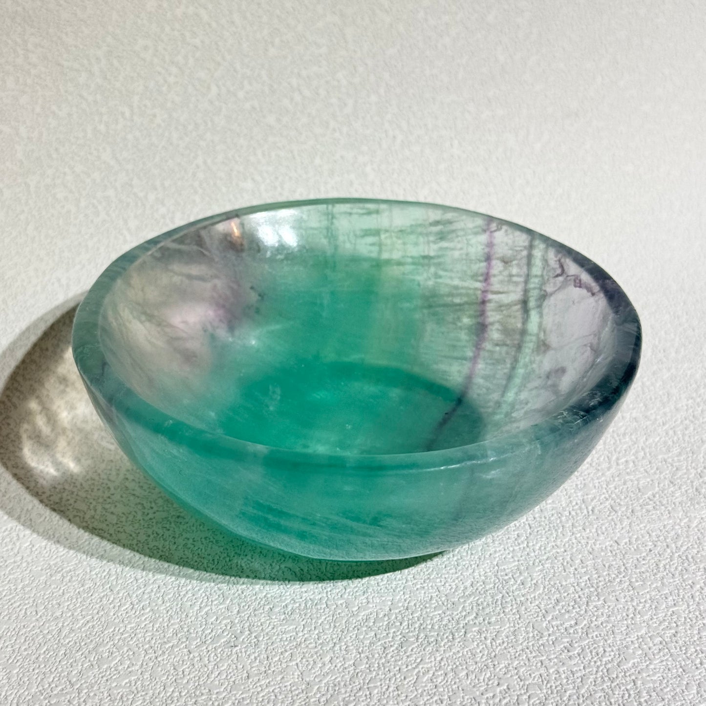 螢石碗-A款｜天然水晶消磁碗｜Fluorite Bowl｜淨化水晶・清理負能量・提升專注與清晰思緒