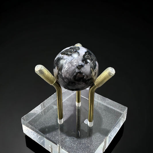 Black Tremolite Crystal Ball