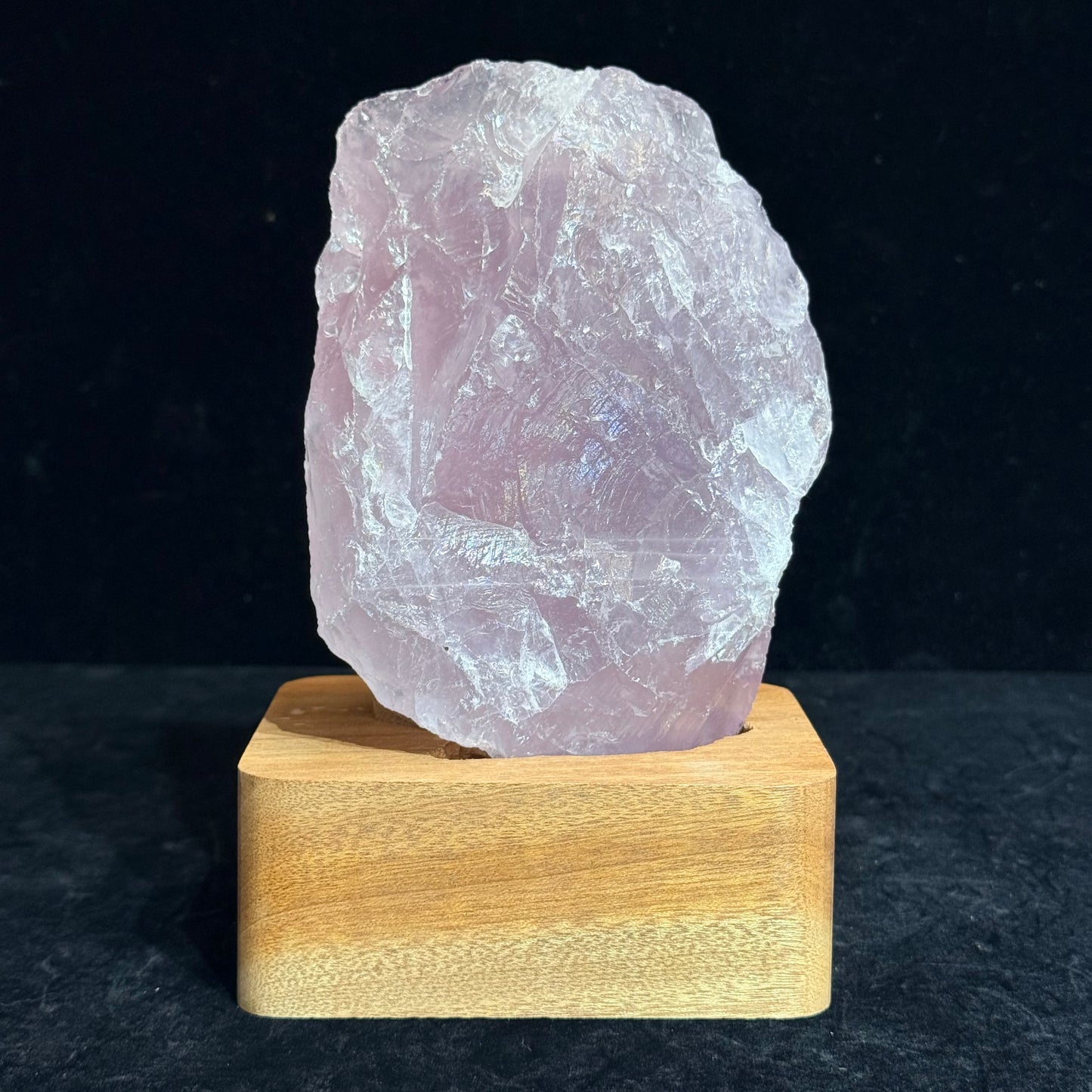 粉水晶原石擺件