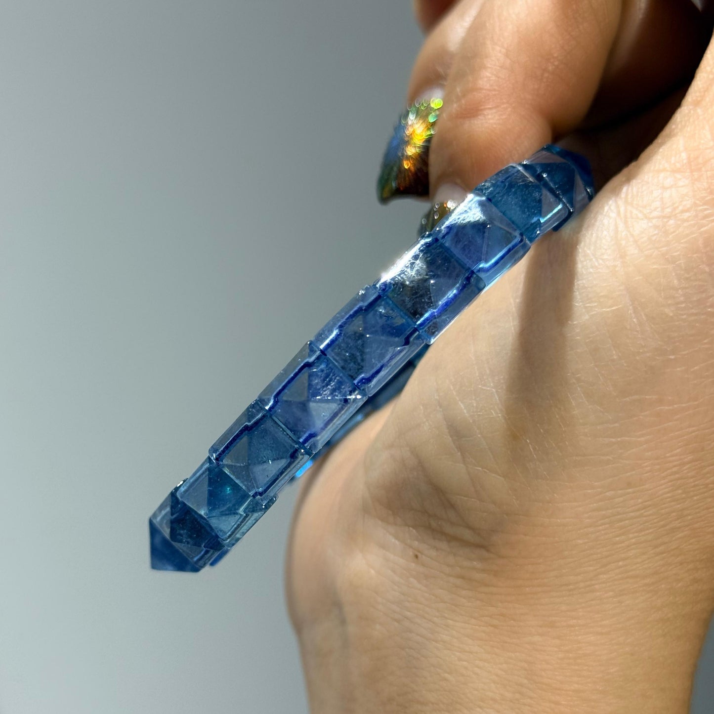 魔鬼海藍寶塔形手排